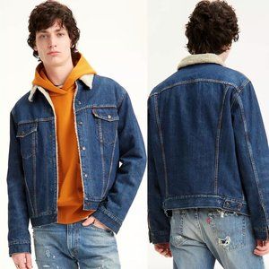 Levi's Vintage Clothing 1967 Type III Sherpa Blue Denim Jacket